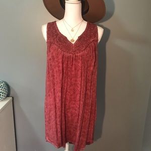 ONeill raspberry colored sun dress